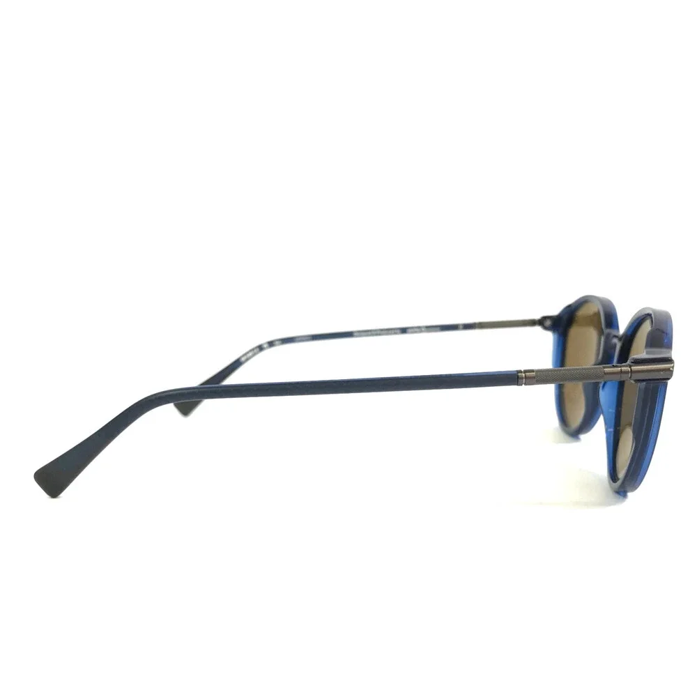 Etnia Barcelona Sunglasses FLAMINGO BLBR Blue Brown Frames with Brown Polarized